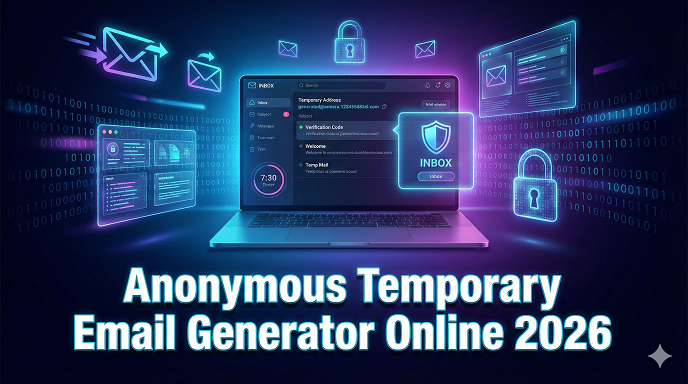 Anonymous temporary email generator online 2026
