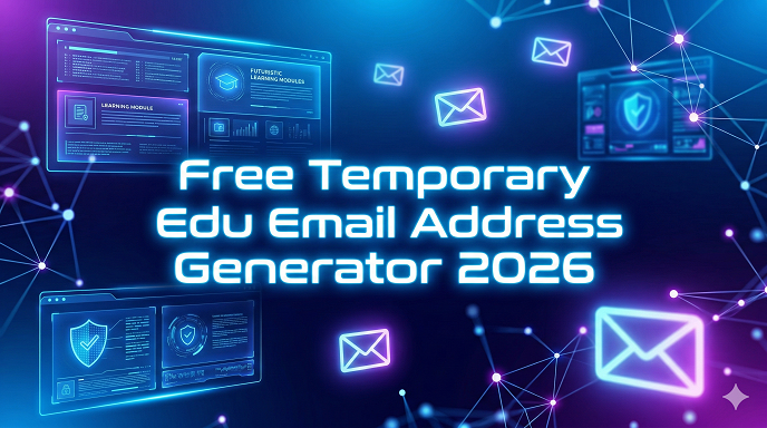 Free temporary edu email address generator 2026