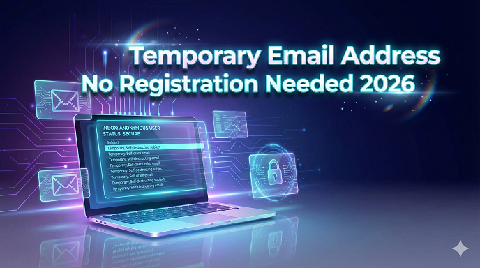 Temporary email address no registration needed 2026