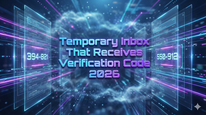 Temporary inbox that receives verification code 2026