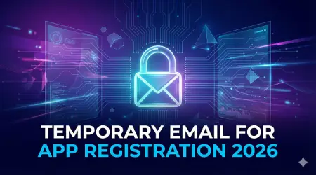 Temporary email for app registration 2026